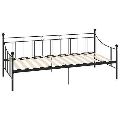 Stel Til Daybed 90x200 Cm Metal Sort - Billede 2