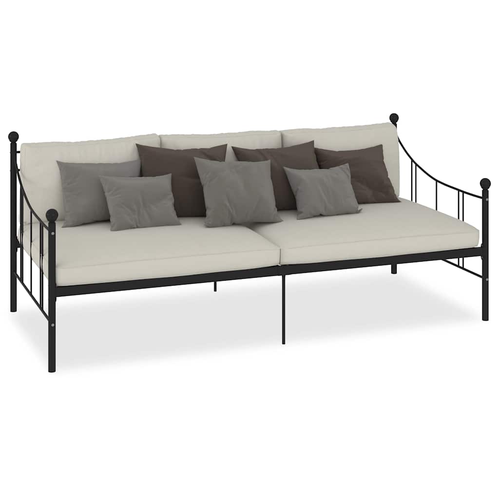 Stel Til Daybed 90x200 Cm Metal Sort - Billede 7