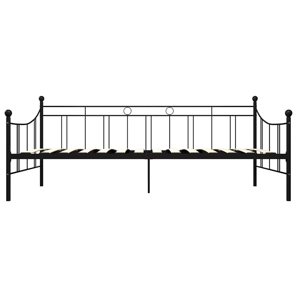 Stel Til Daybed 90x200 Cm Metal Sort - Billede 3