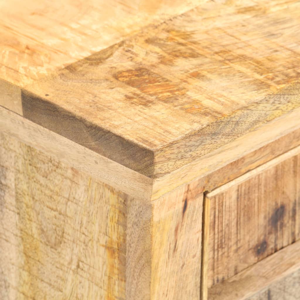 Sengeskab 40X30X50 Cm Massivt Mangotræ Og Naturlige Rør