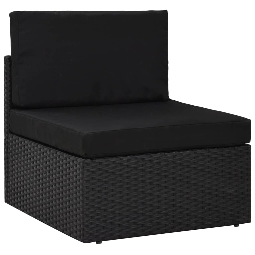 Loungesæt Til Haven 7 Dele Polyrattan
