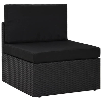 Loungesæt Til Haven 7 Dele Polyrattan