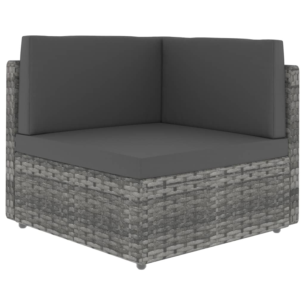 Loungesæt Til Haven 7 Dele Polyrattan