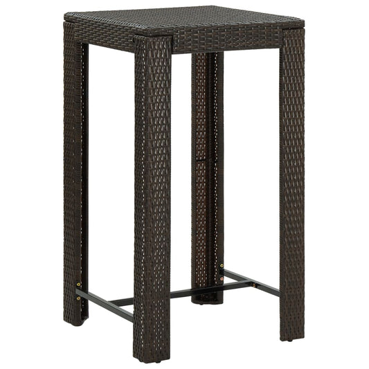 Barbord Til Haven 60,5X60,5X110,5 Cm Polyrattan