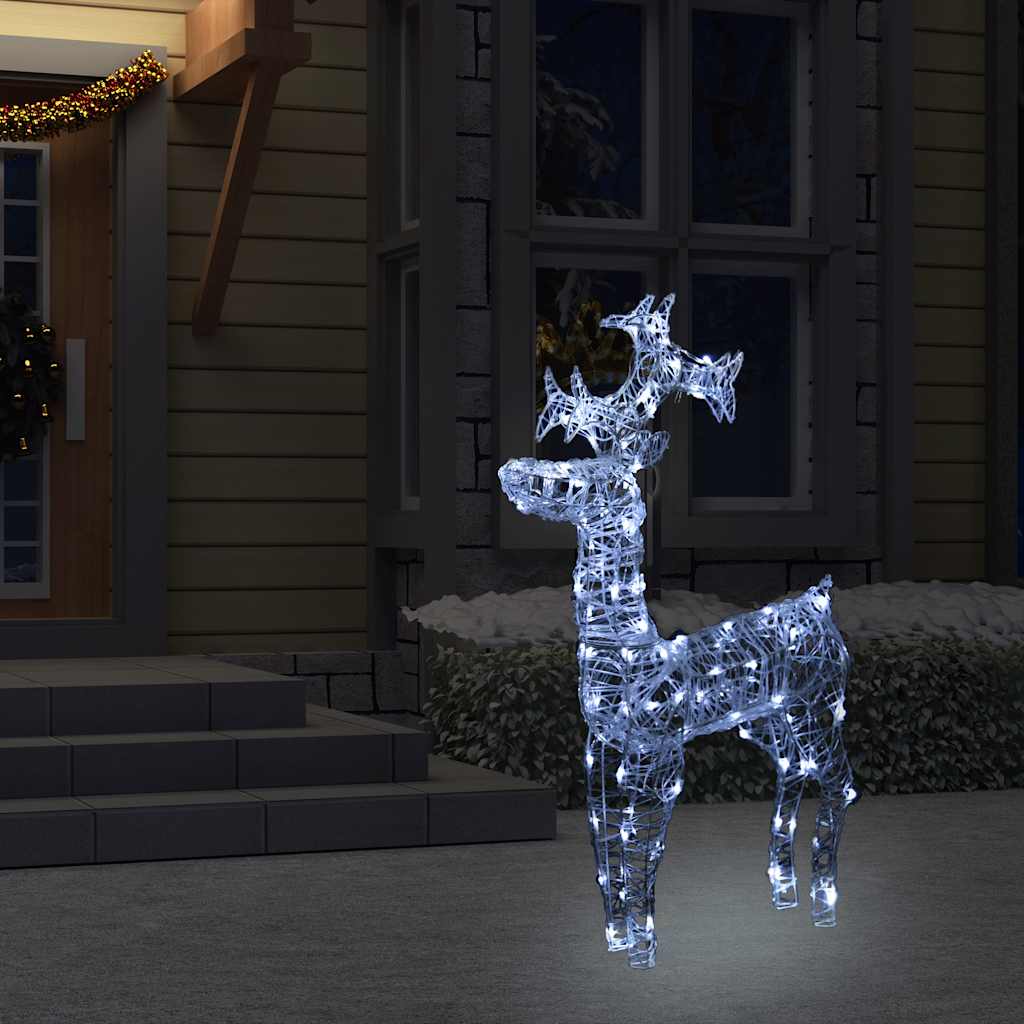 Juledekoration Rensdyr 90 LED-lys Akryl - Variant 289961