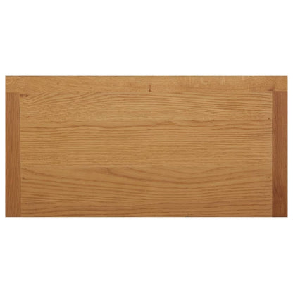 Skænk 70x35x75 Cm Massivt Egetræ - Billede 6