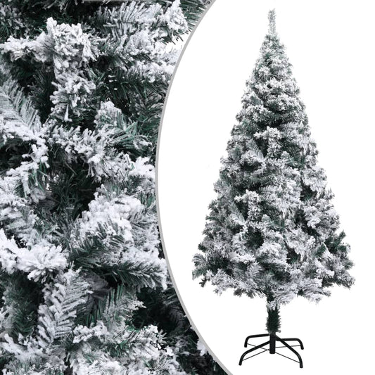 Kunstigt Juletræ Med Sne 150 Cm Pvc Grøn