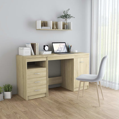 Skrivebord 140x50x76 Cm Konstrueret Træ - Variant 3054783