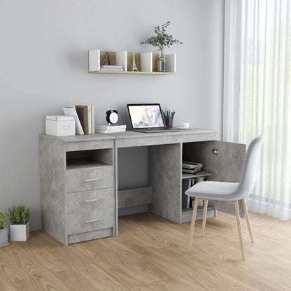 Skrivebord 140x50x76 Cm Konstrueret Træ - Billede 3