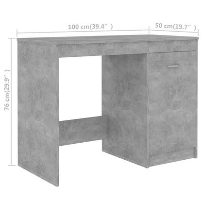 Skrivebord 140x50x76 Cm Konstrueret Træ - Billede 9