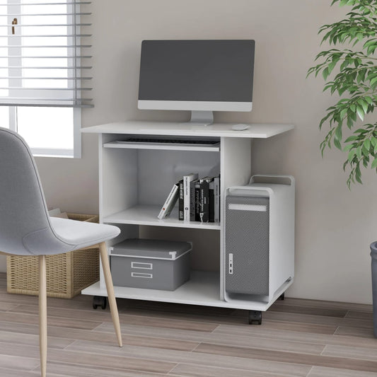 Computerbord 80X50X75 Cm Konstrueret Træ