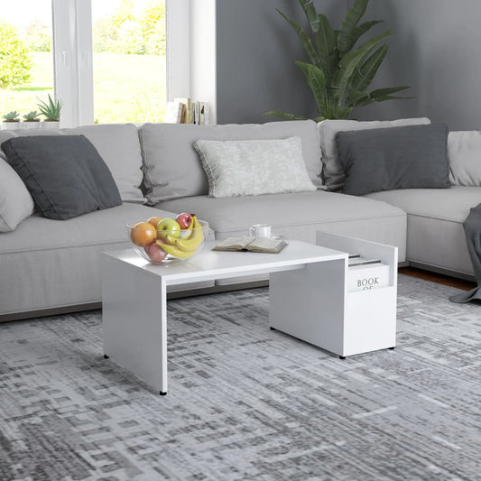 Sofabord 90X45X35 Cm Konstrueret Træ