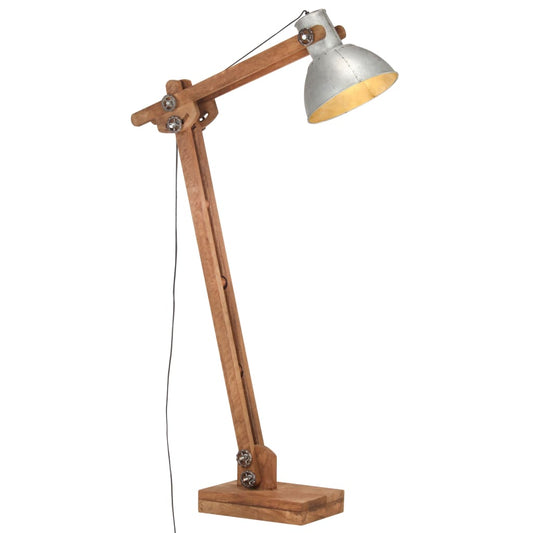 Gulvlampe E27 Massivt Mangotræ Farvet