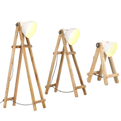 Gulvlamper 3 Stk. E27 Massivt Mangotræ - Billede 2