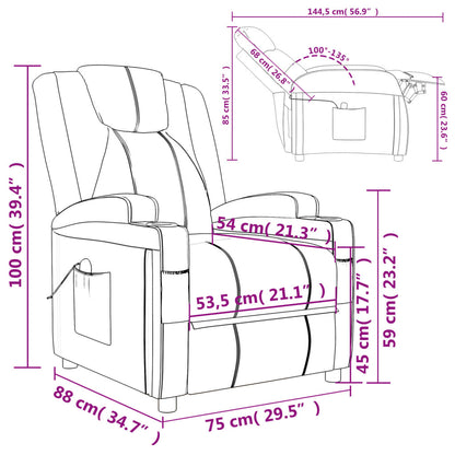 Massagestol Kunstlæder