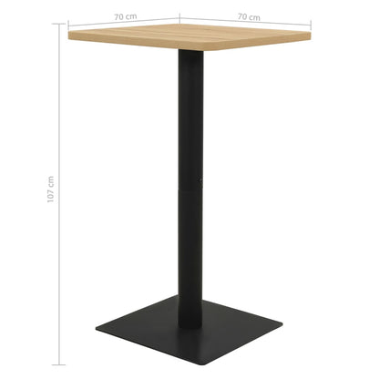 Bistrobord Mørkt Asketræsfarvet