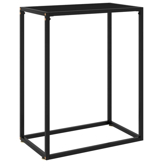 Konsolbord Hærdet Glas Sort
