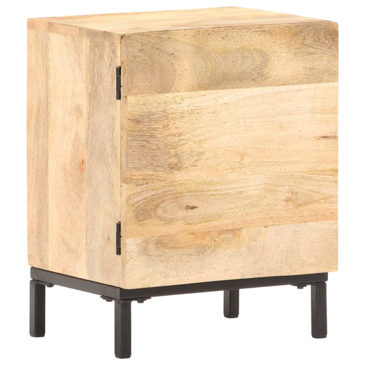Sengebord 40X30X51 Cm Massivt Mangotræ
