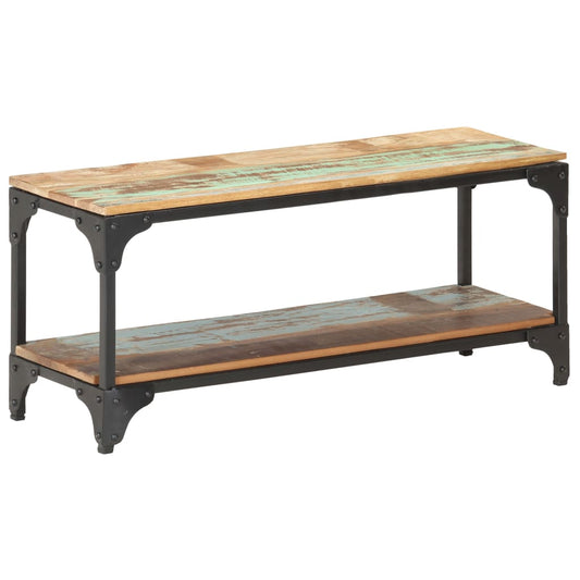 Sofabord 90X30X40 Cm Massivt Genbrugstræ
