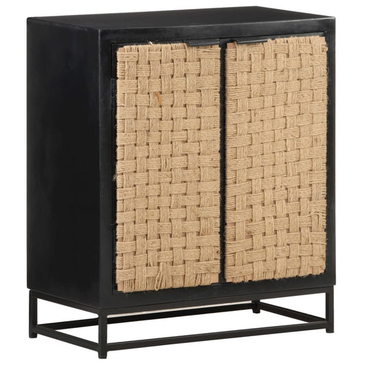 Skænk 60X35X70 Cm Massivt Mangotræ Hvid