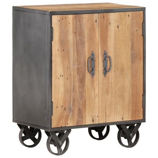 Skænk 60X35X74 Cm Massivt Genbrugstræ