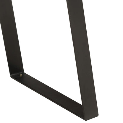 Konsolbord 100x35x76 Cm Massivt Akacietræ Med Naturlige Kanter - Billede 7