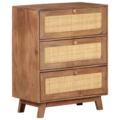 Skænk 61x35x76 Cm Massivt Mangotræ - Hovedbillede
