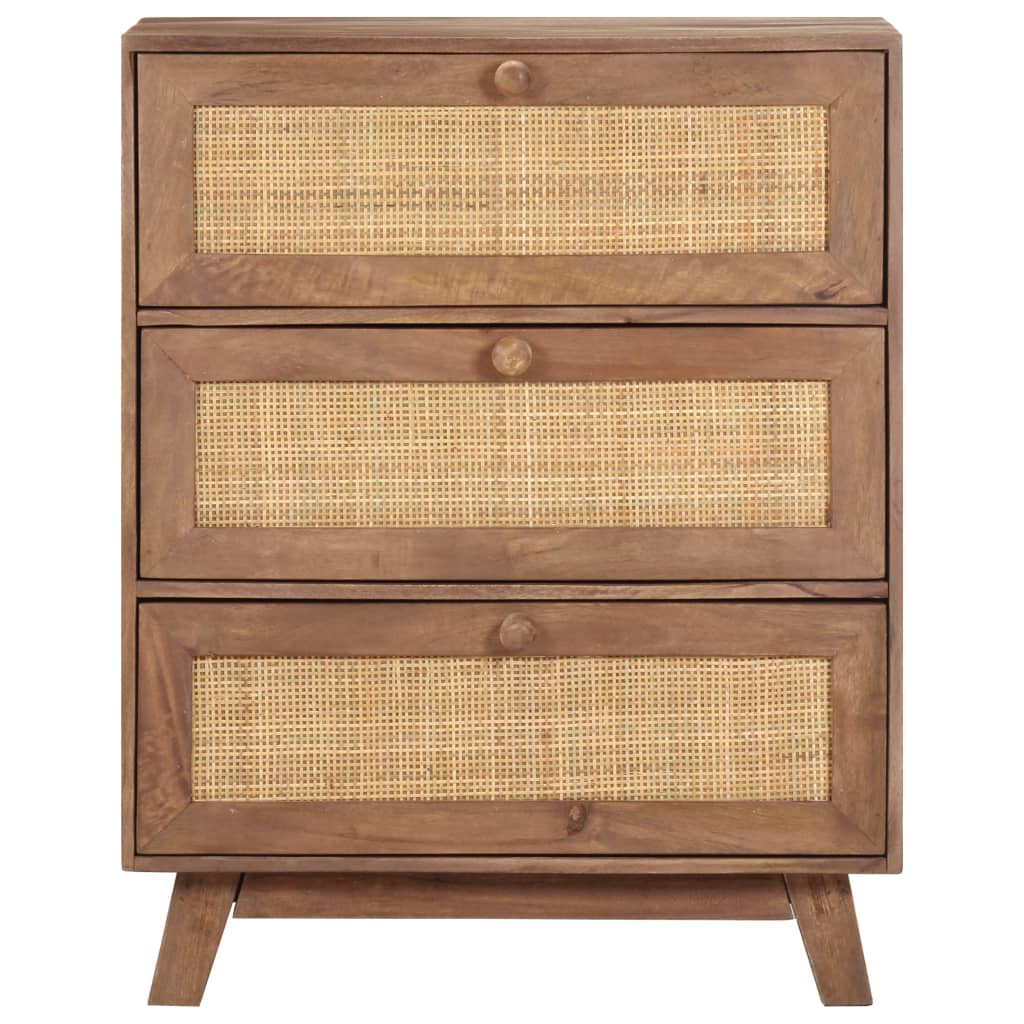 Skænk 61x35x76 Cm Massivt Mangotræ - Billede 2