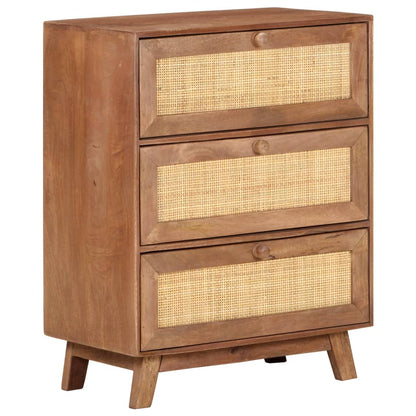 Skænk 61x35x76 Cm Massivt Mangotræ - Billede 8