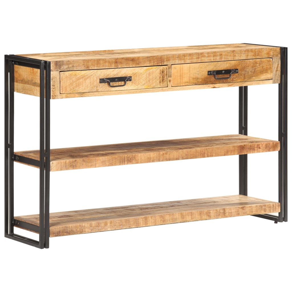 Skænk 120x30x75 Cm Massivt Træ - Billede 11