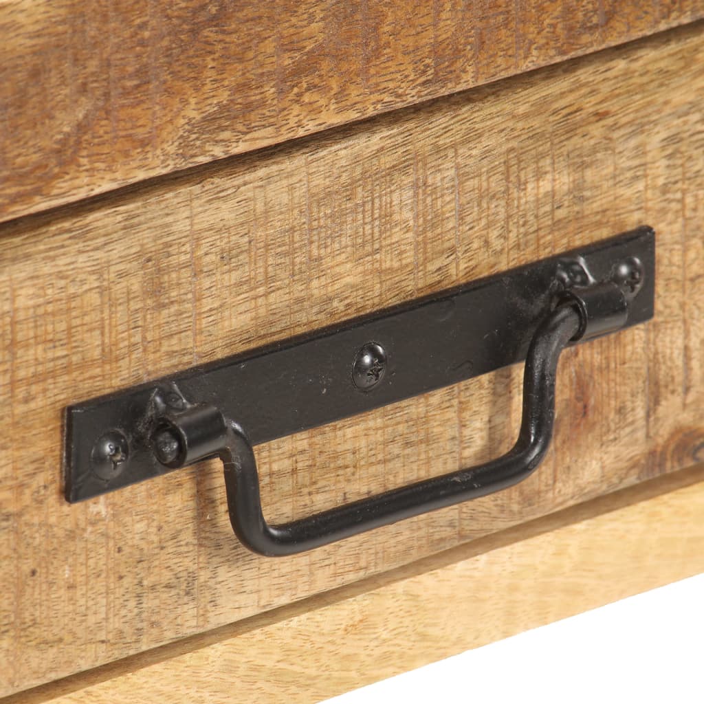 Skænk 120x30x75 Cm Massivt Træ - Billede 5