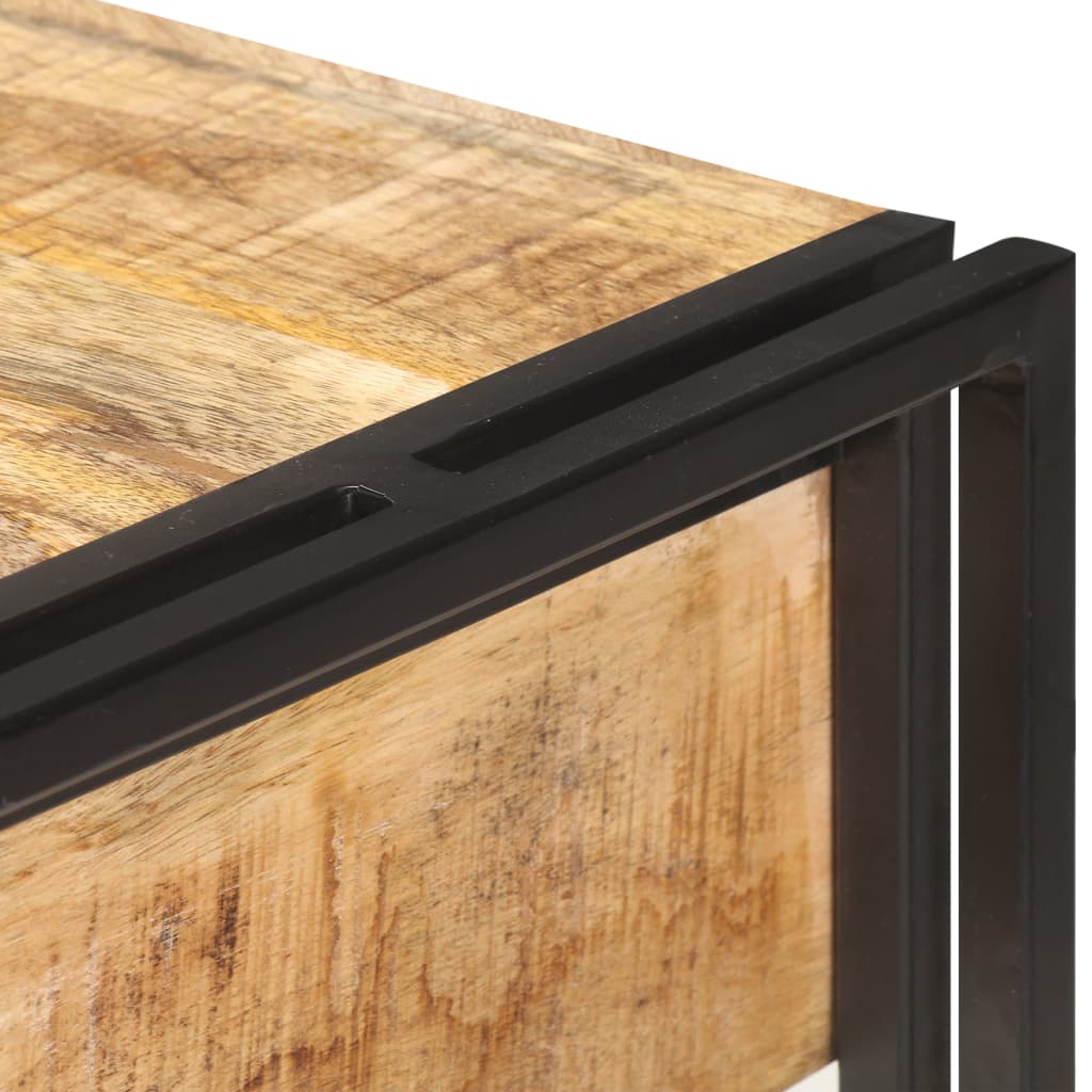 Skænk 120x30x75 Cm Massivt Træ - Billede 6