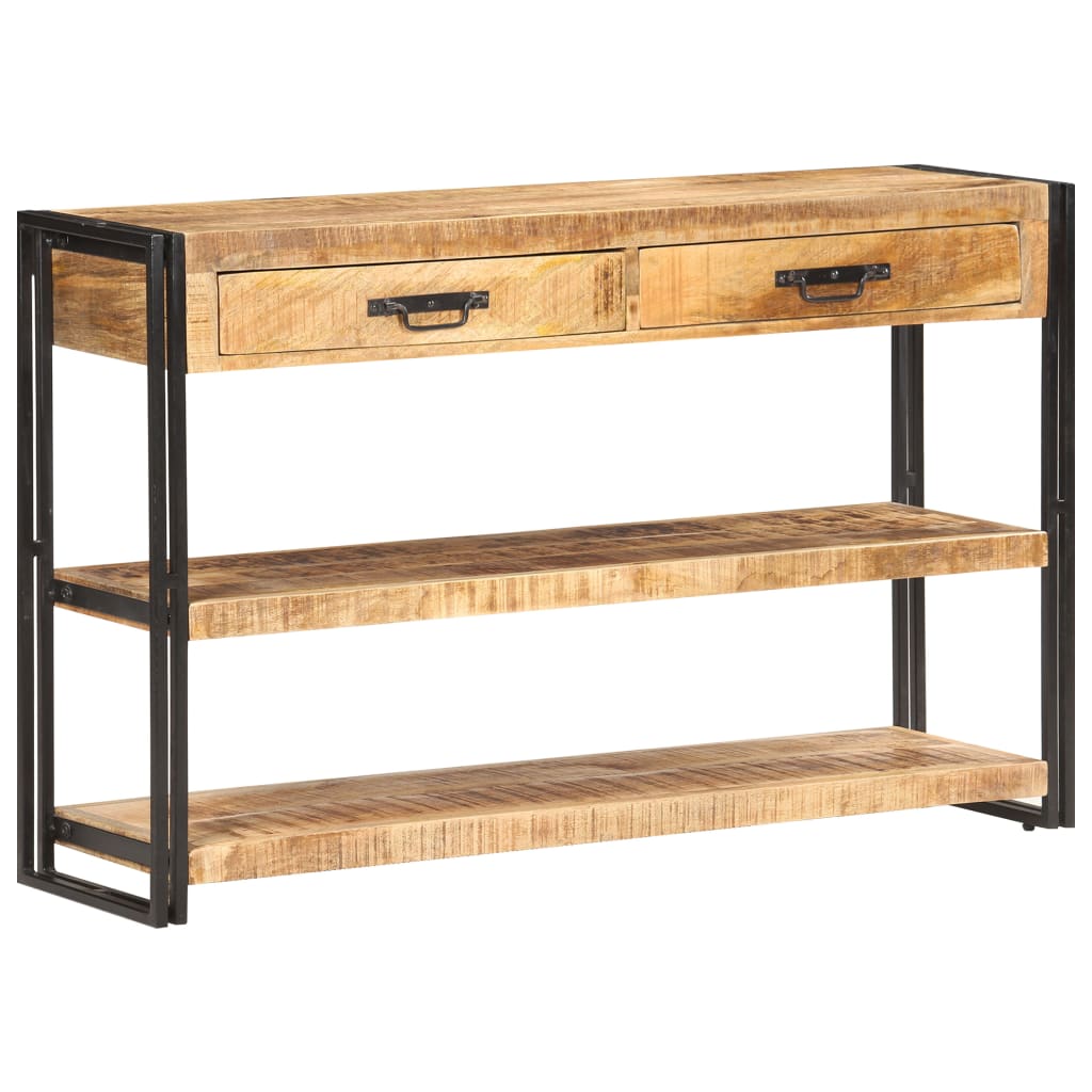 Skænk 120x30x75 Cm Massivt Træ - Billede 9
