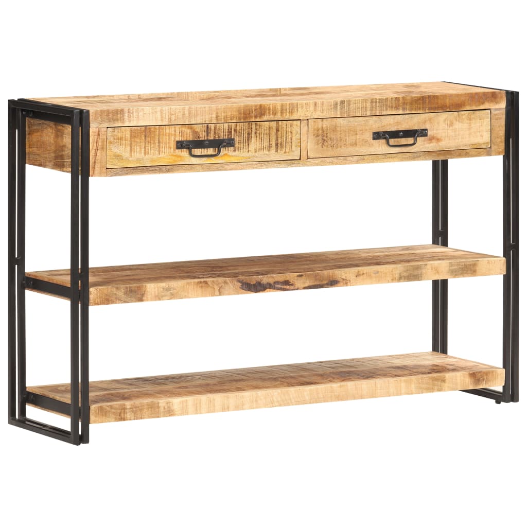 Skænk 120x30x75 Cm Massivt Træ - Billede 10