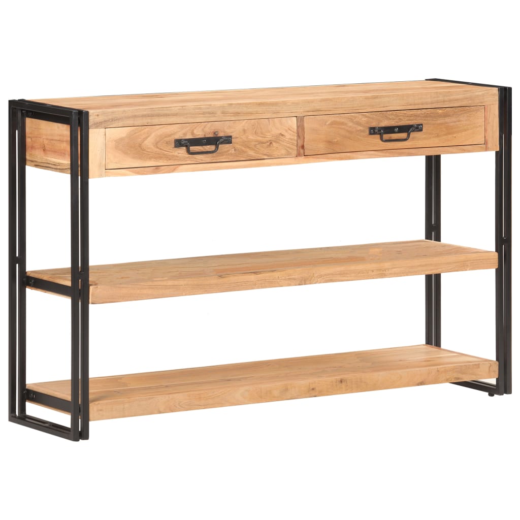 Skænk 120x30x75 Cm Massivt Træ