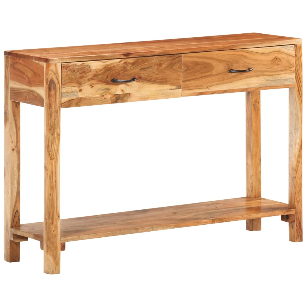 Skænk 110x30x75 Cm Massivt Akacietræ - Billede 9