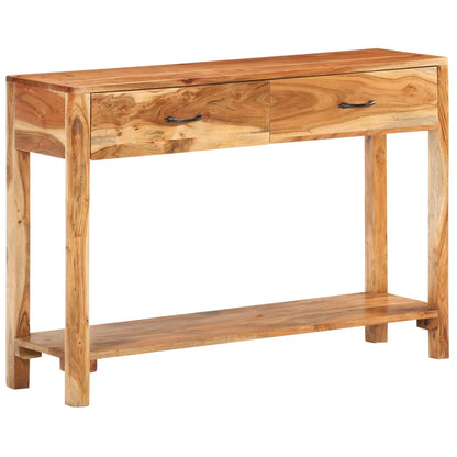 Skænk 110x30x75 Cm Massivt Akacietræ - Billede 9
