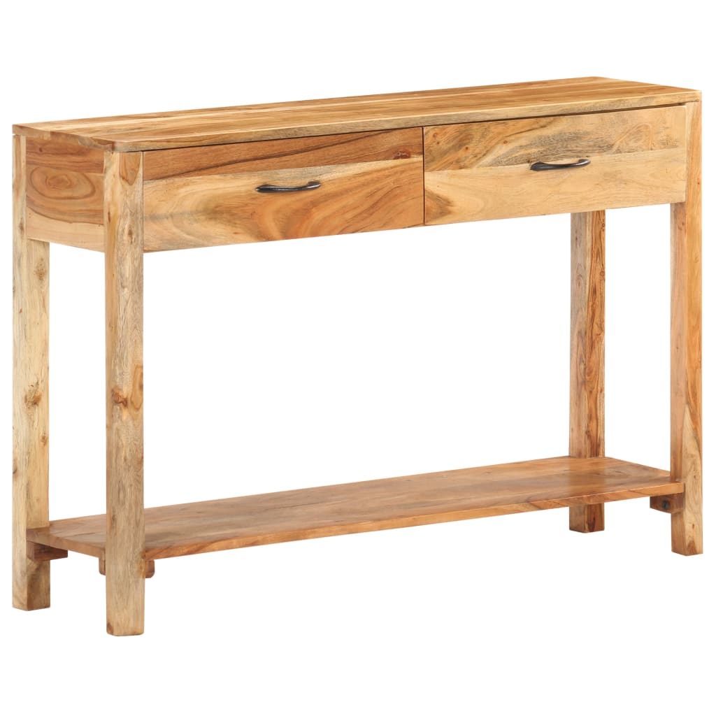Skænk 110x30x75 Cm Massivt Akacietræ - Billede 10