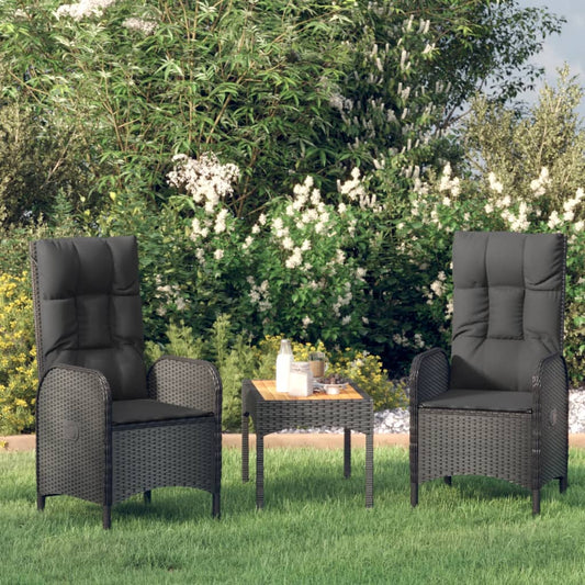 Havestole 2 Stk. Polyrattan