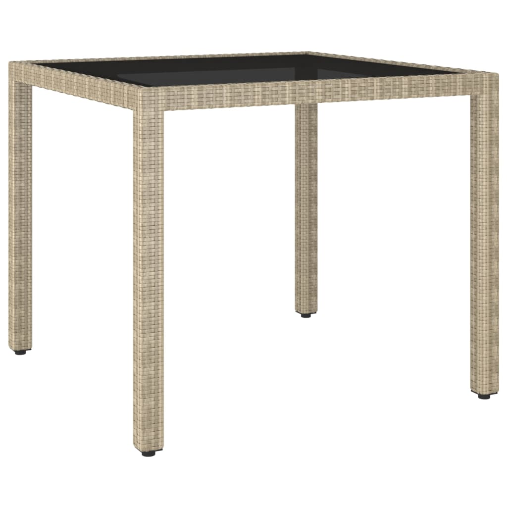 Havebord 90X90X75 Cm Polyrattan