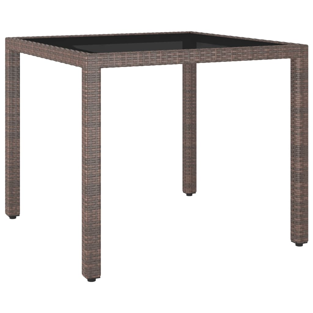 Havebord 90X90X75 Cm Polyrattan