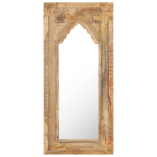 Spejl 50x3x110 Cm Massivt Mangotræ - Hovedbillede