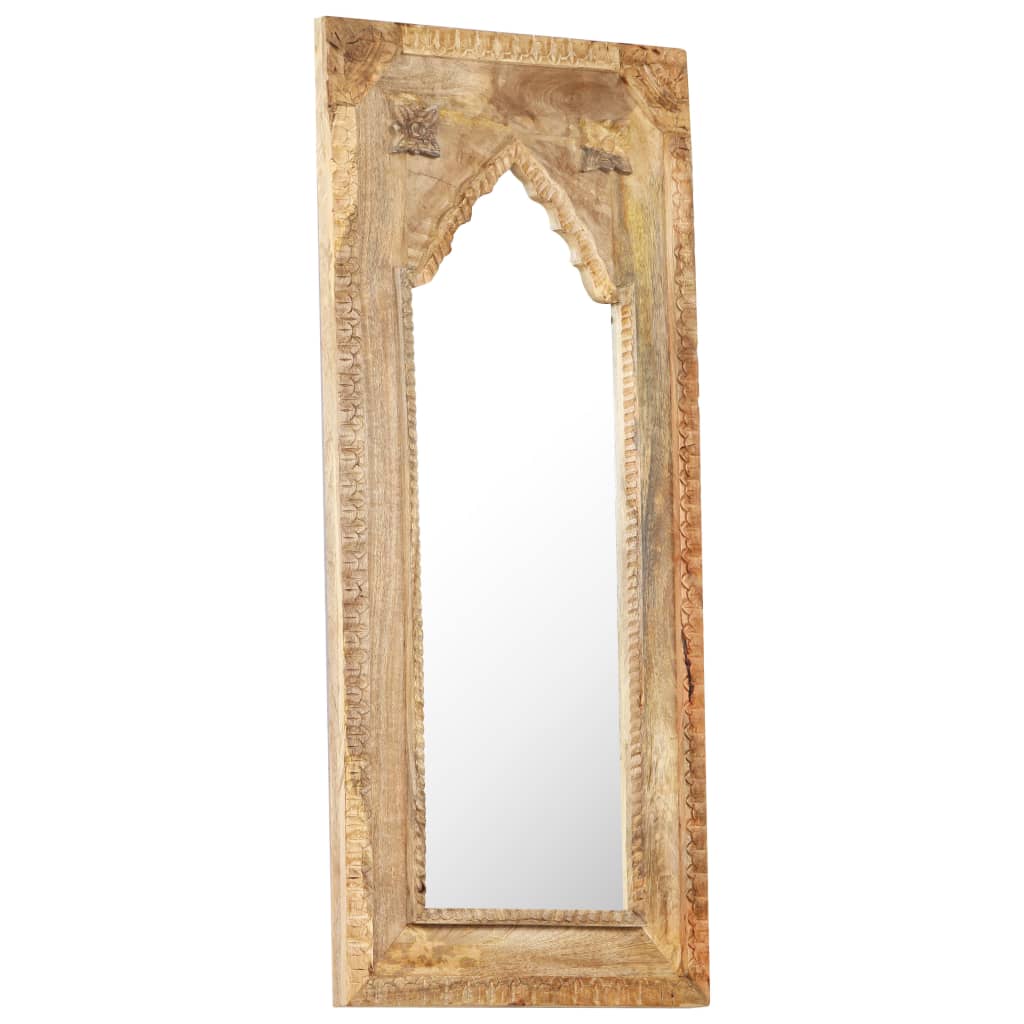 Spejl 50x3x110 Cm Massivt Mangotræ - Billede 2