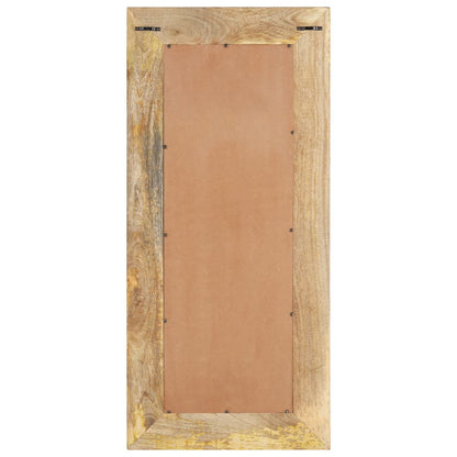 Spejl 50x3x110 Cm Massivt Mangotræ - Billede 3