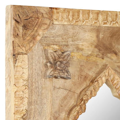 Spejl 50x3x110 Cm Massivt Mangotræ - Billede 4