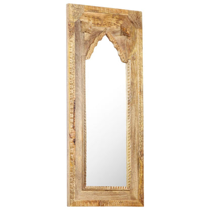 Spejl 50x3x110 Cm Massivt Mangotræ - Billede 9