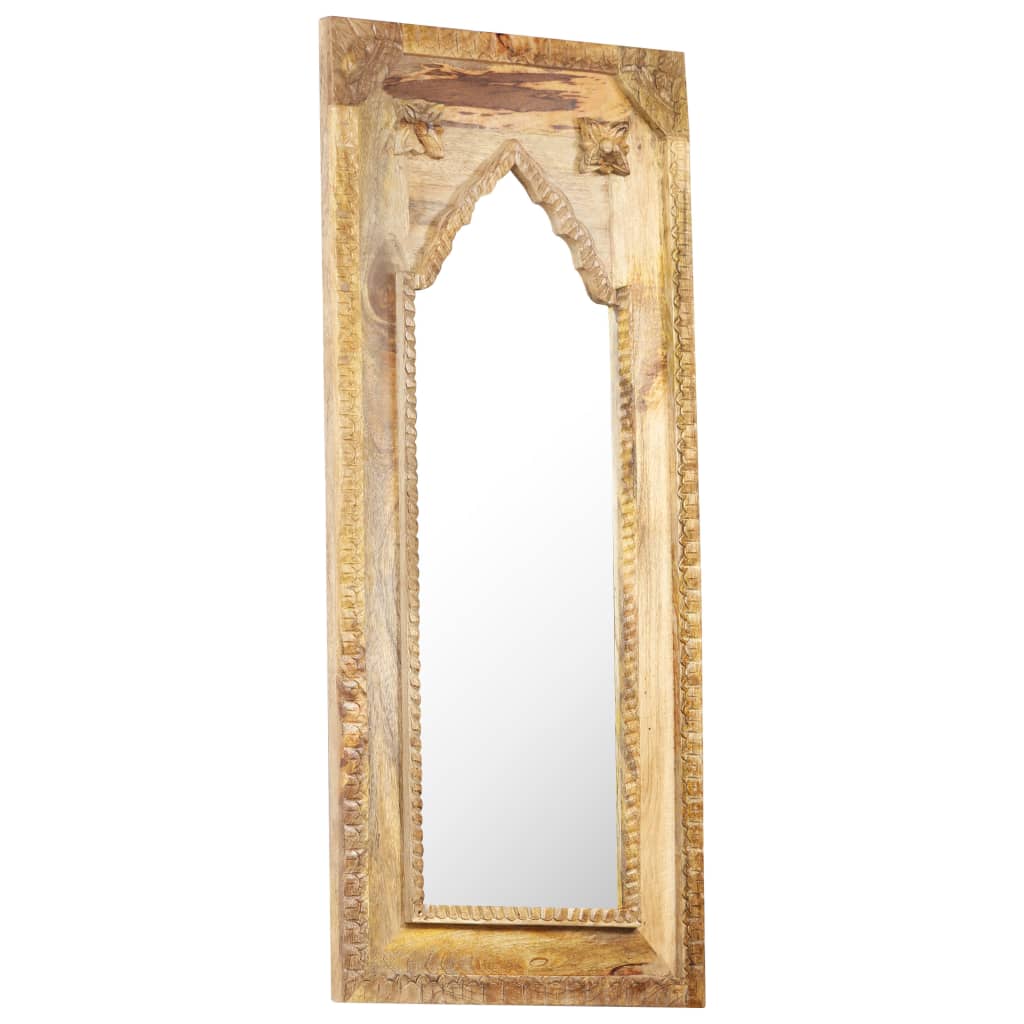 Spejl 50x3x110 Cm Massivt Mangotræ - Billede 10