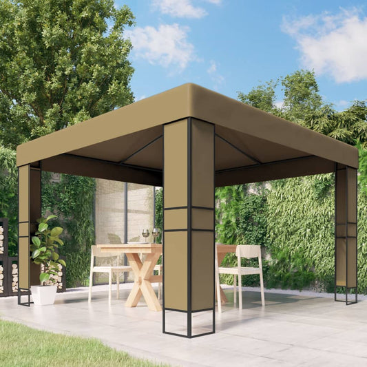 Pavillon Med Dobbelttag 3X3X2,7 M 180 G/M²