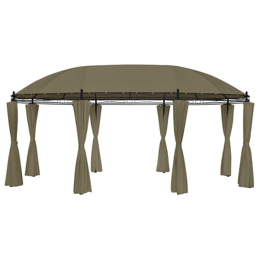 Pavillon Med Gardiner 520X349X255 Cm 180 G/M²