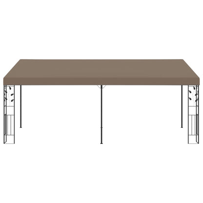 Vægmonteret Pavillon 6x3x2,5 M Gråbrun - billede 2